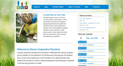 Desktop Screenshot of denvercooperativepreschool.org