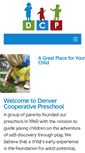 Mobile Screenshot of denvercooperativepreschool.org